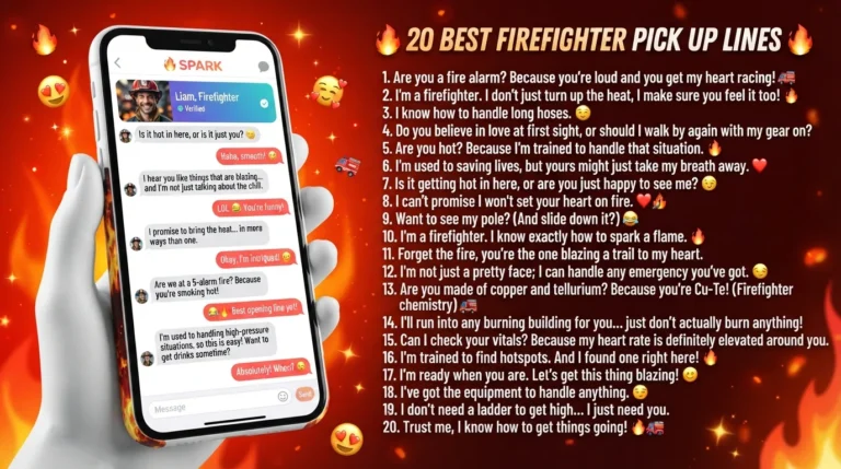 firefighter pick up lines