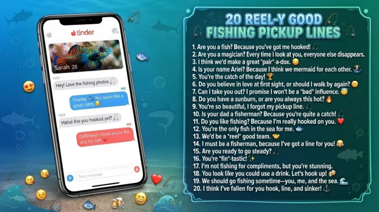 fishing pick up lines
