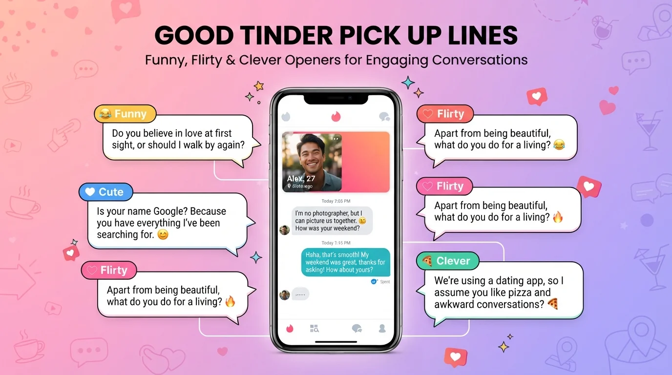 good tinder pick up lines