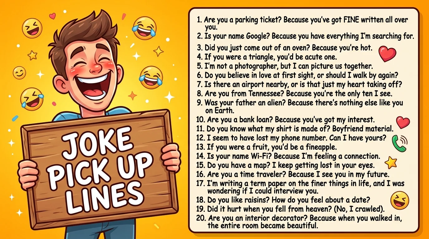 joke pick up lines
