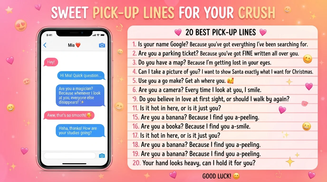 pick up lines for crush