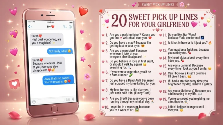 pick up lines for girlfriend