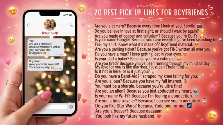 pick up lines for your boyfriend