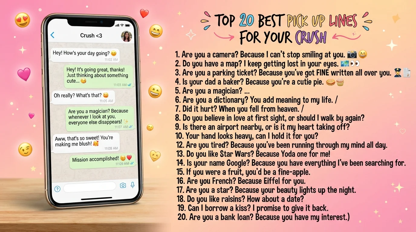 pick up lines for your crush
