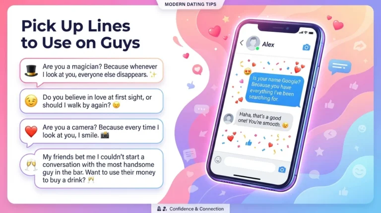 pick up lines to use on guys