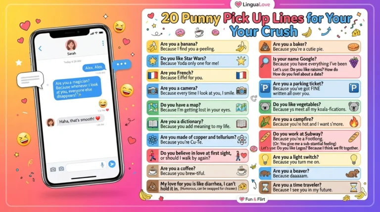 punny pick up lines