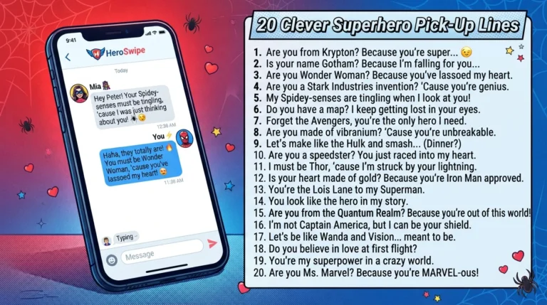 spiderman pick up lines