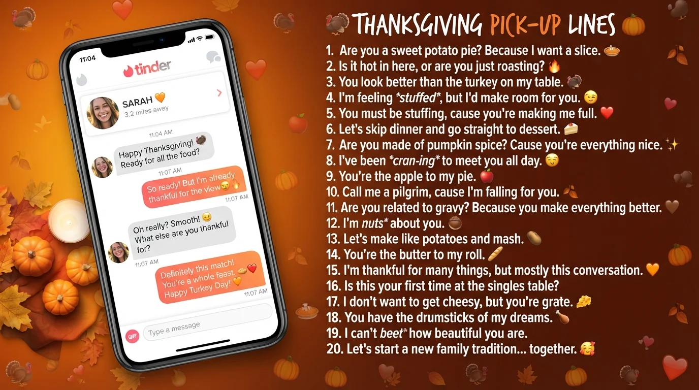 thanksgiving pick up lines
