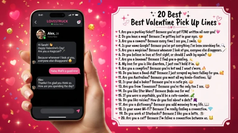 valentine pick up lines