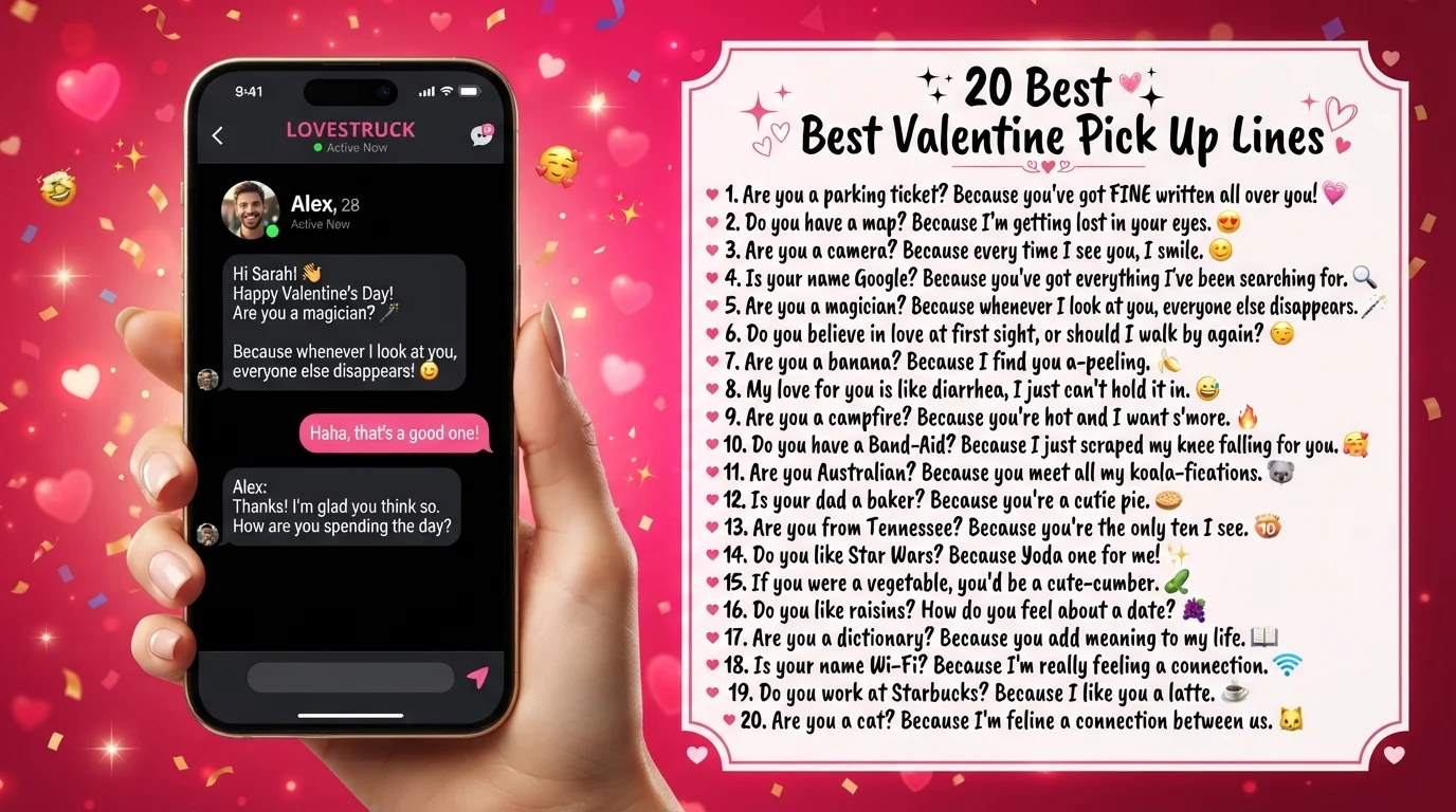 valentine pick up lines