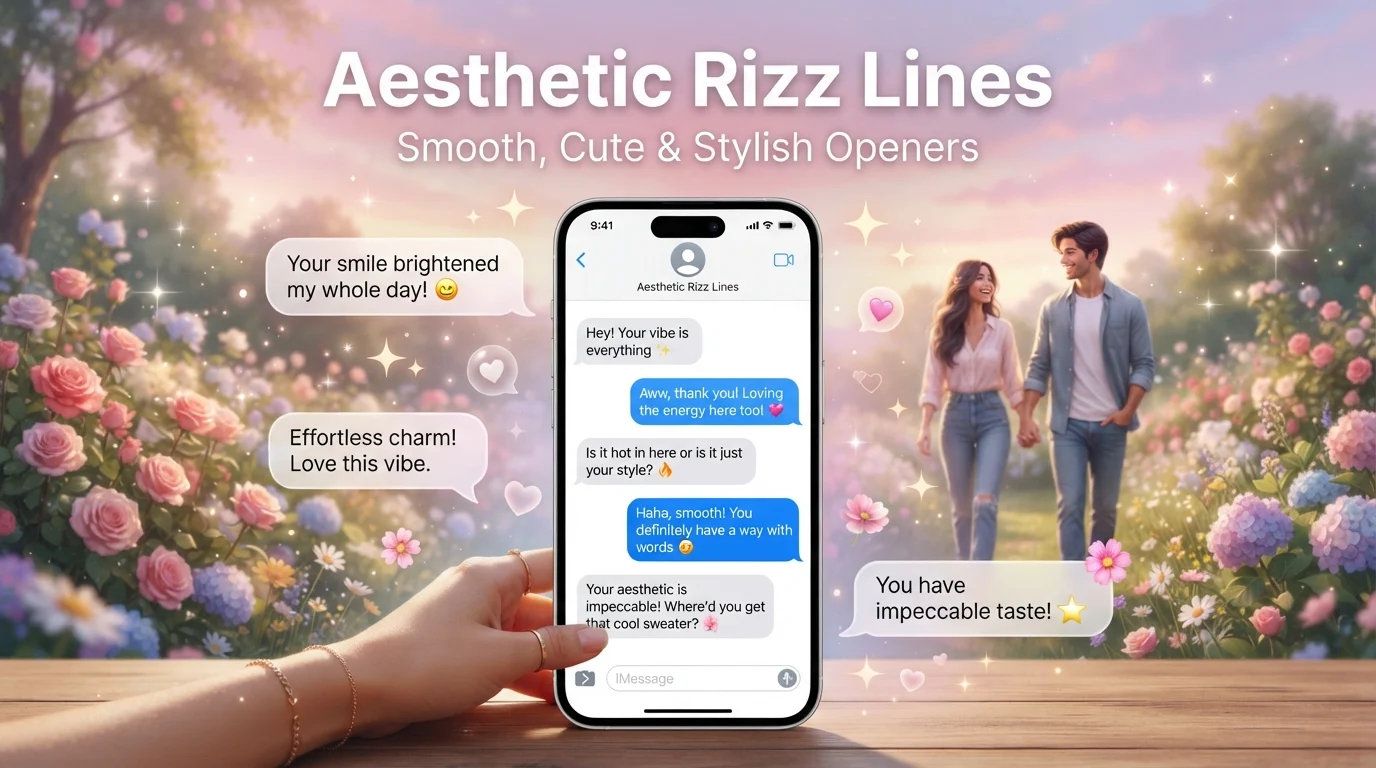 aesthetic rizz lines