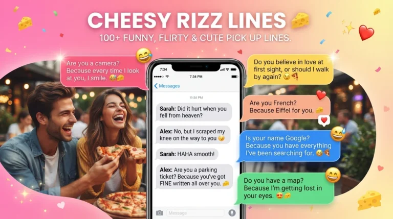 cheesy rizz lines