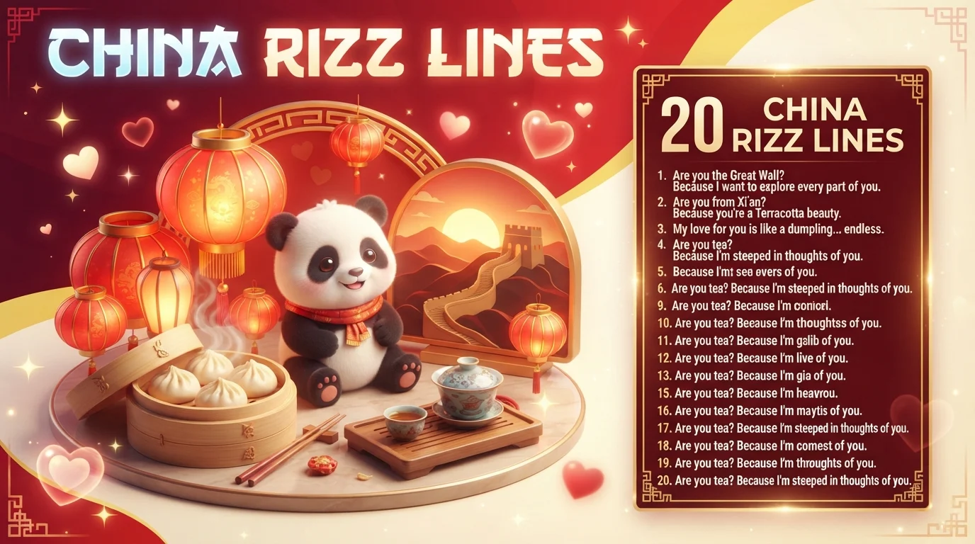 china rizz lines