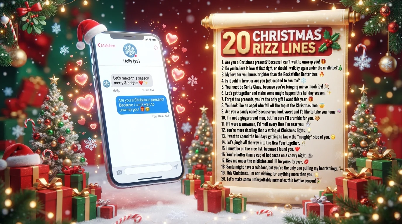 christmas rizz lines