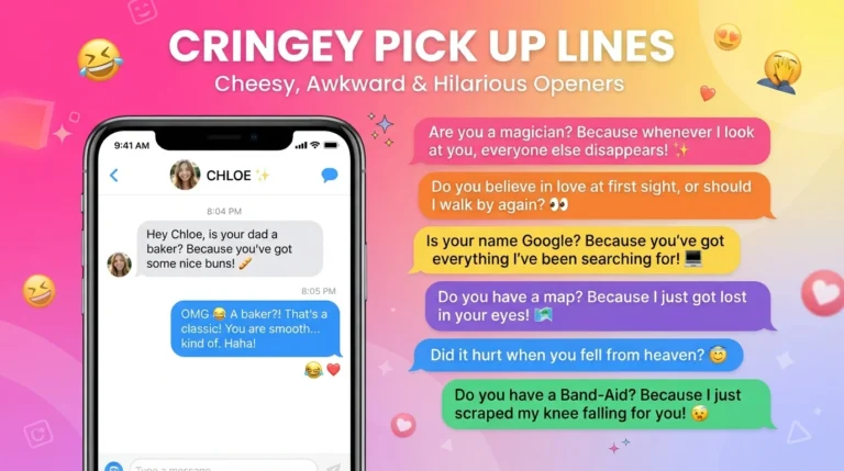 cringey pick up lines