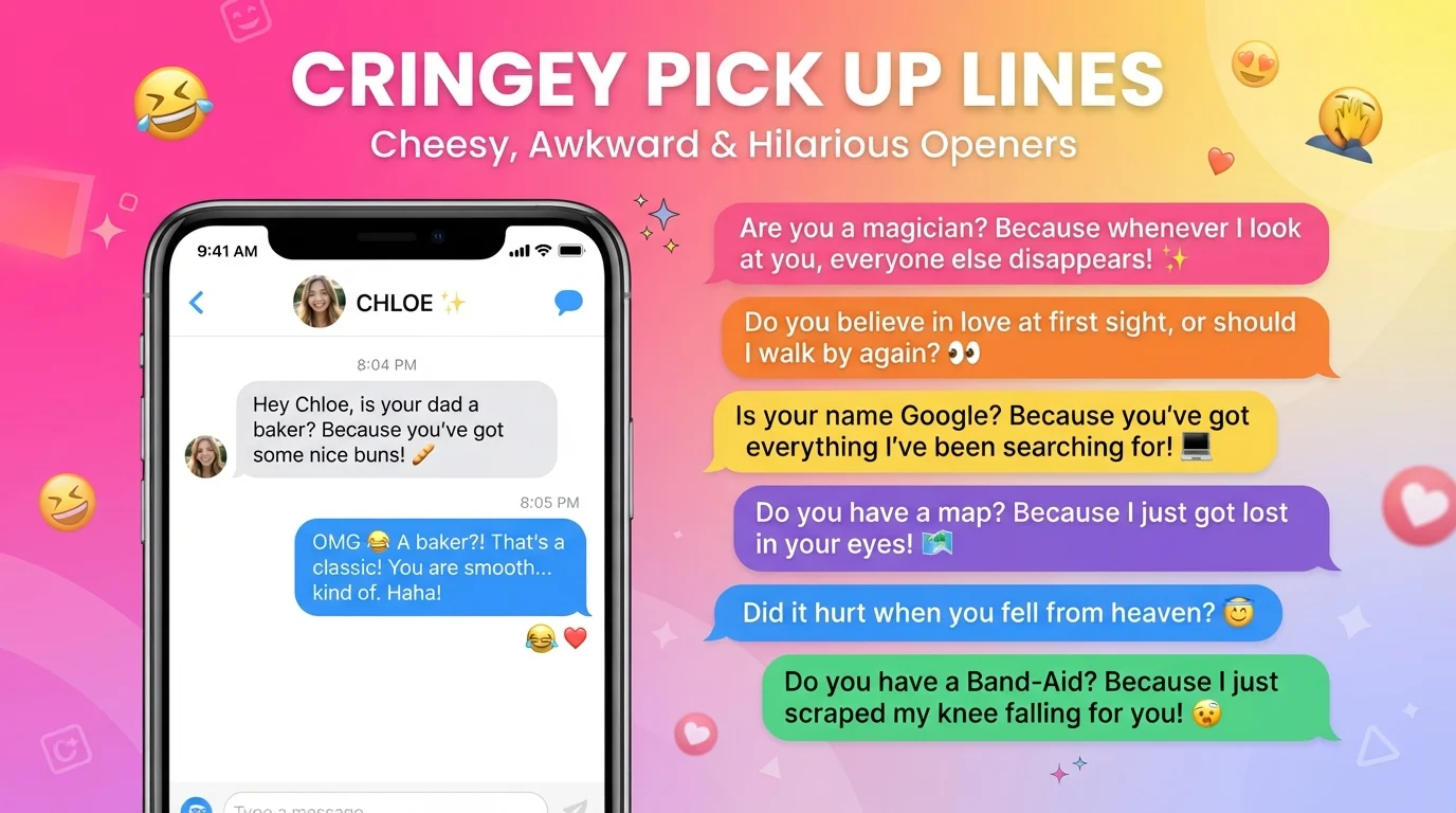 cringey pick up lines