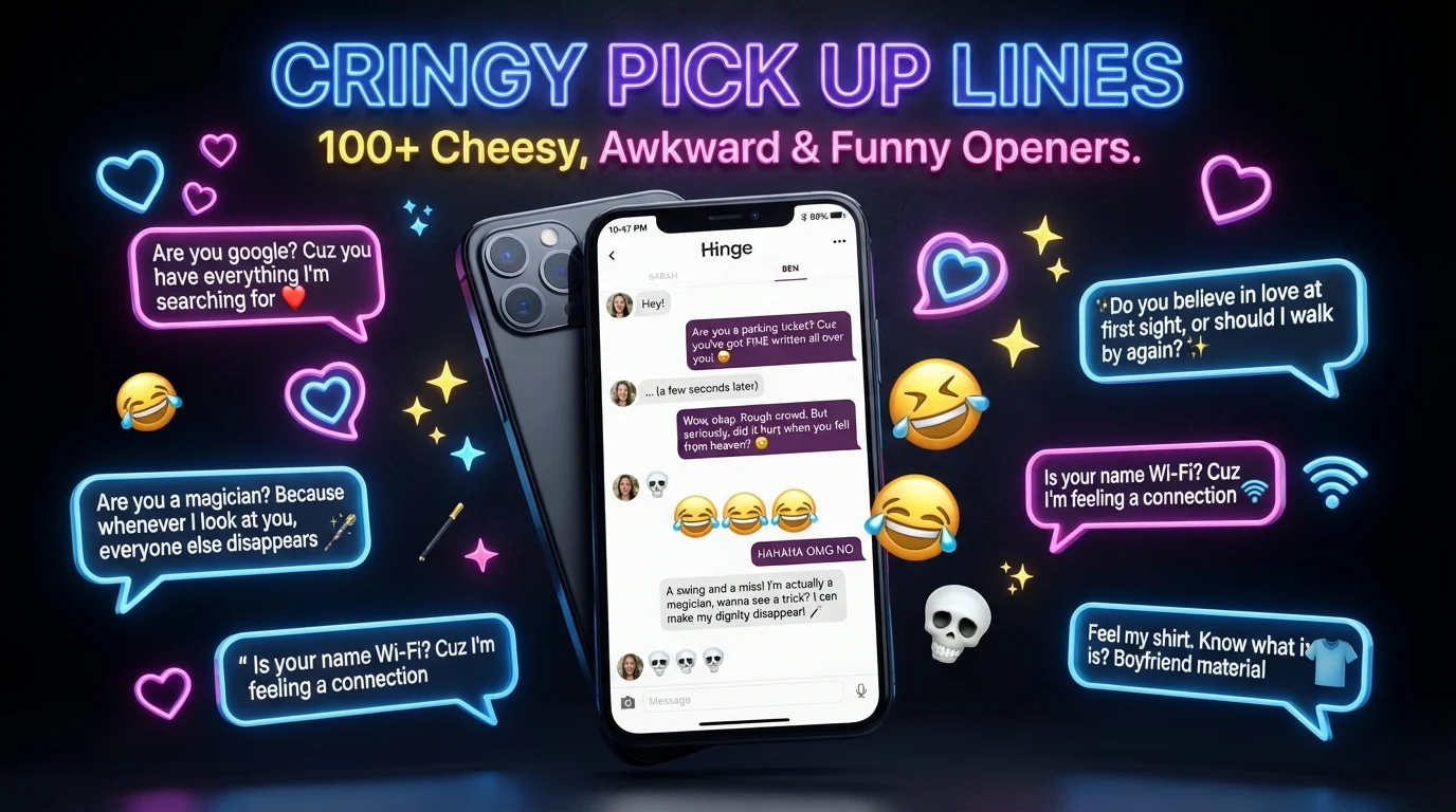 cringy pick up lines