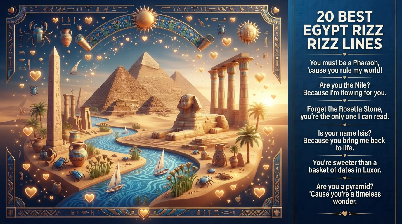 egypt rizz lines