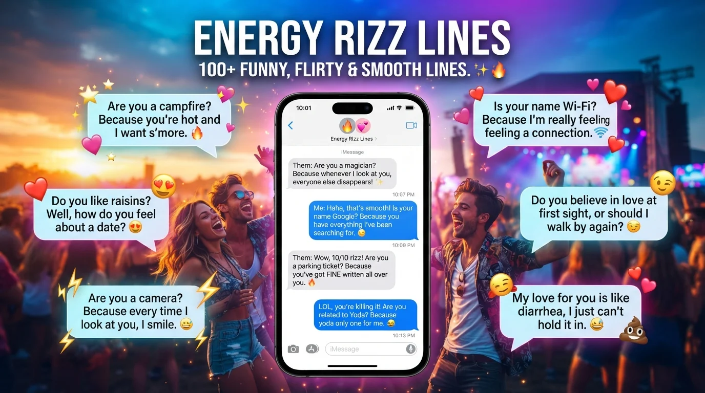 energy rizz lines