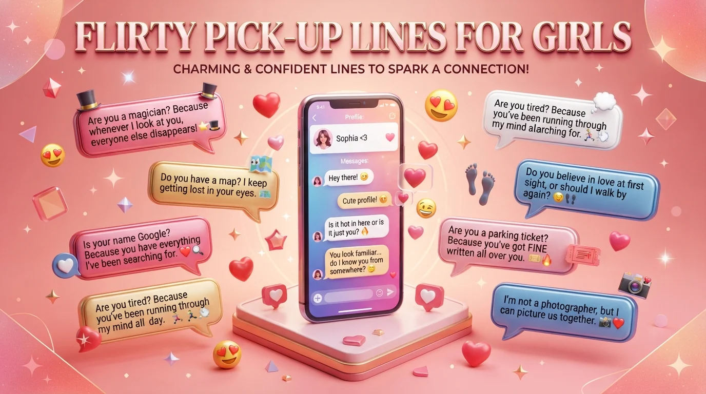 flirty pick up lines for girls