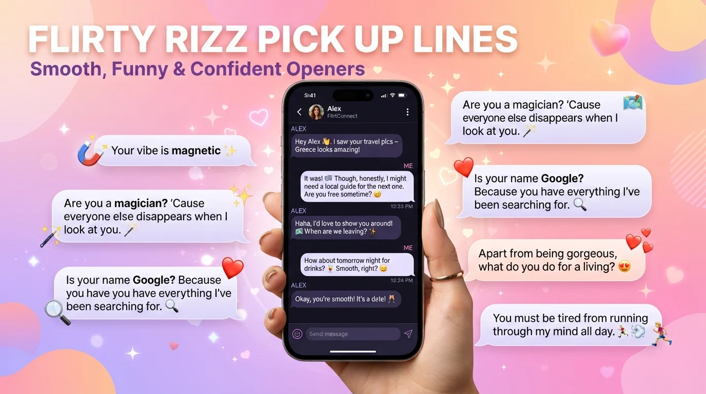 flirty rizz pick up lines