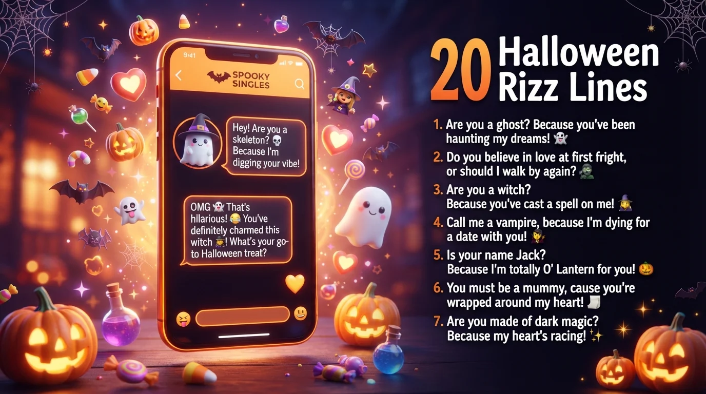 halloween rizz lines