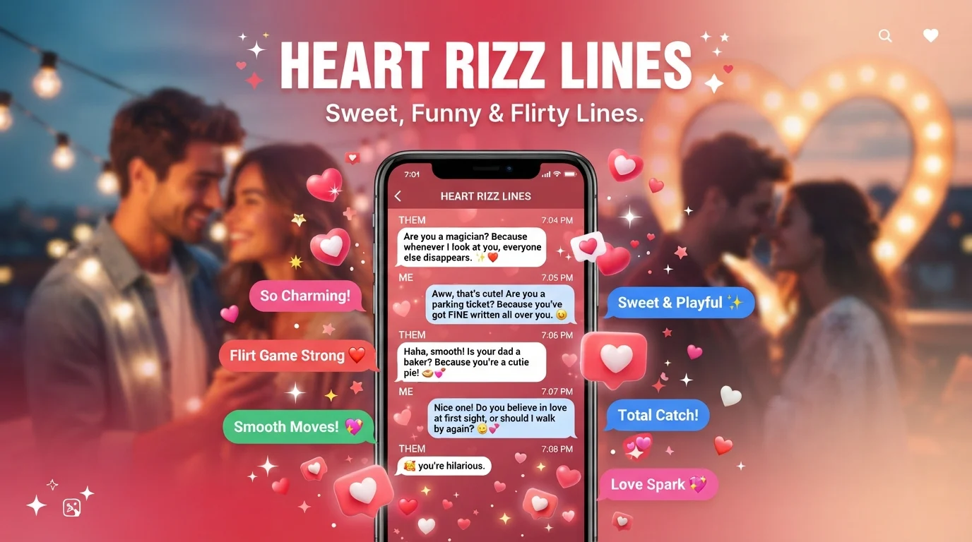 heart rizz lines