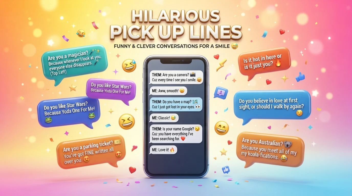 hilarious pick up lines