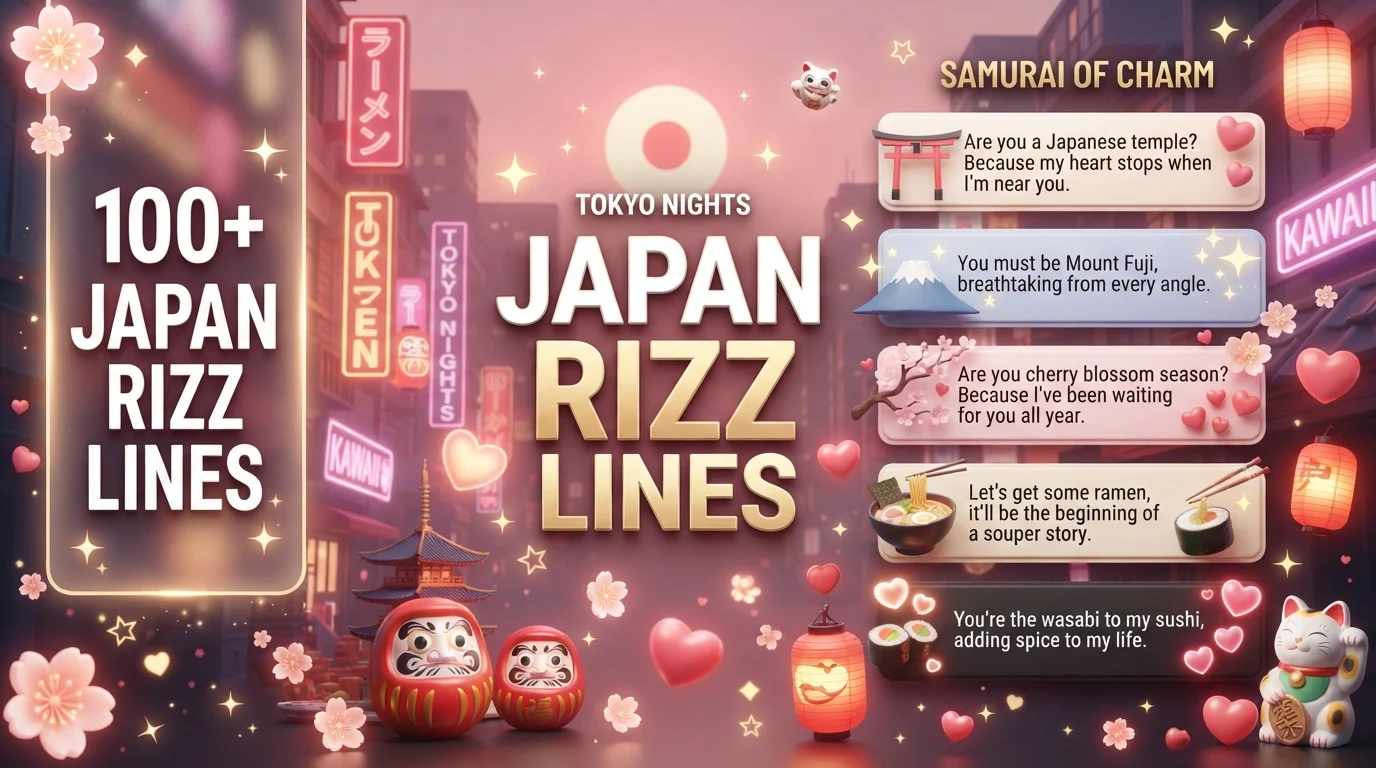 japan rizz lines