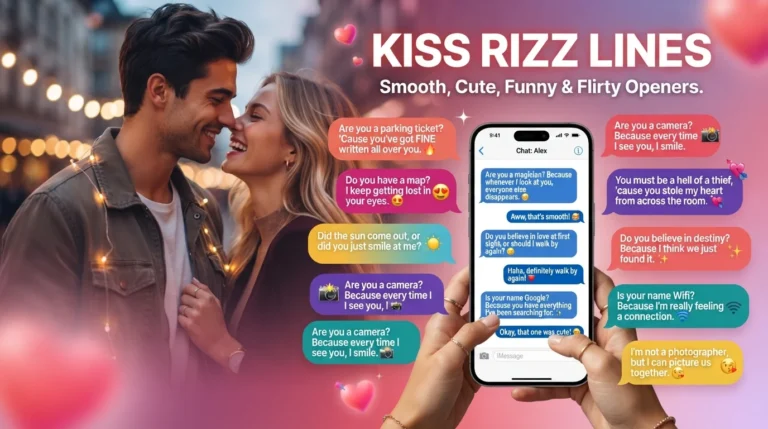 kiss rizz lines