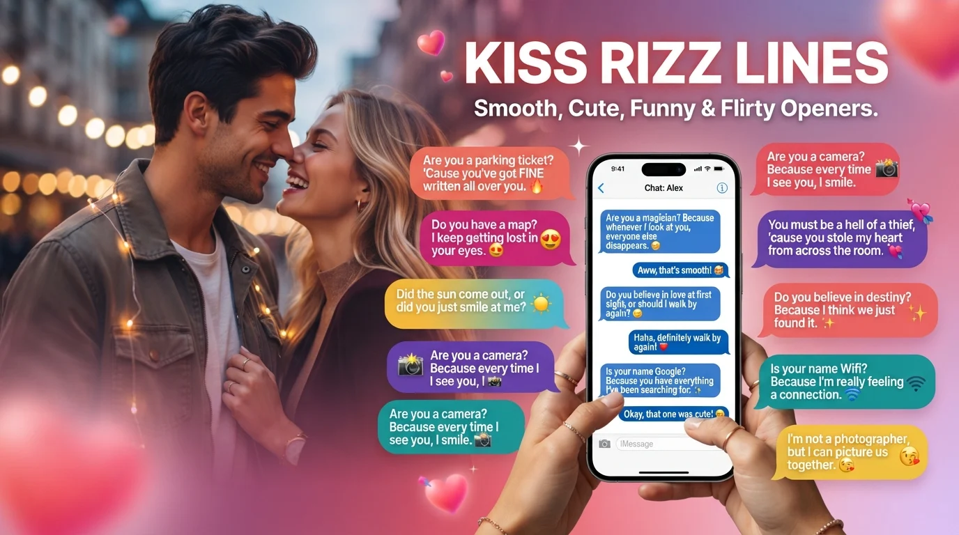 kiss rizz lines