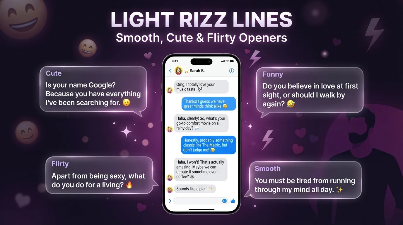 light rizz lines