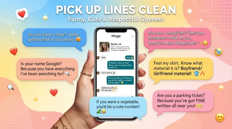 pick up lines clean