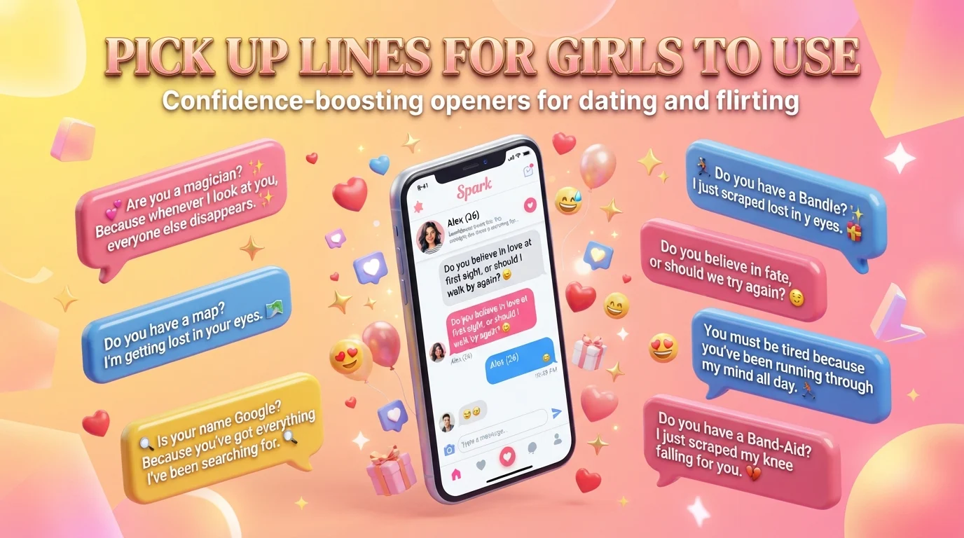 pick up lines for girls to use