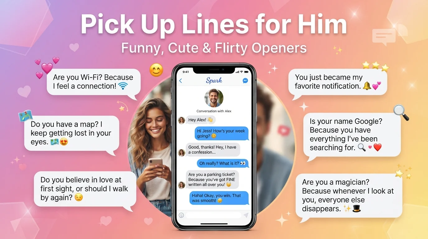pick up lines for him