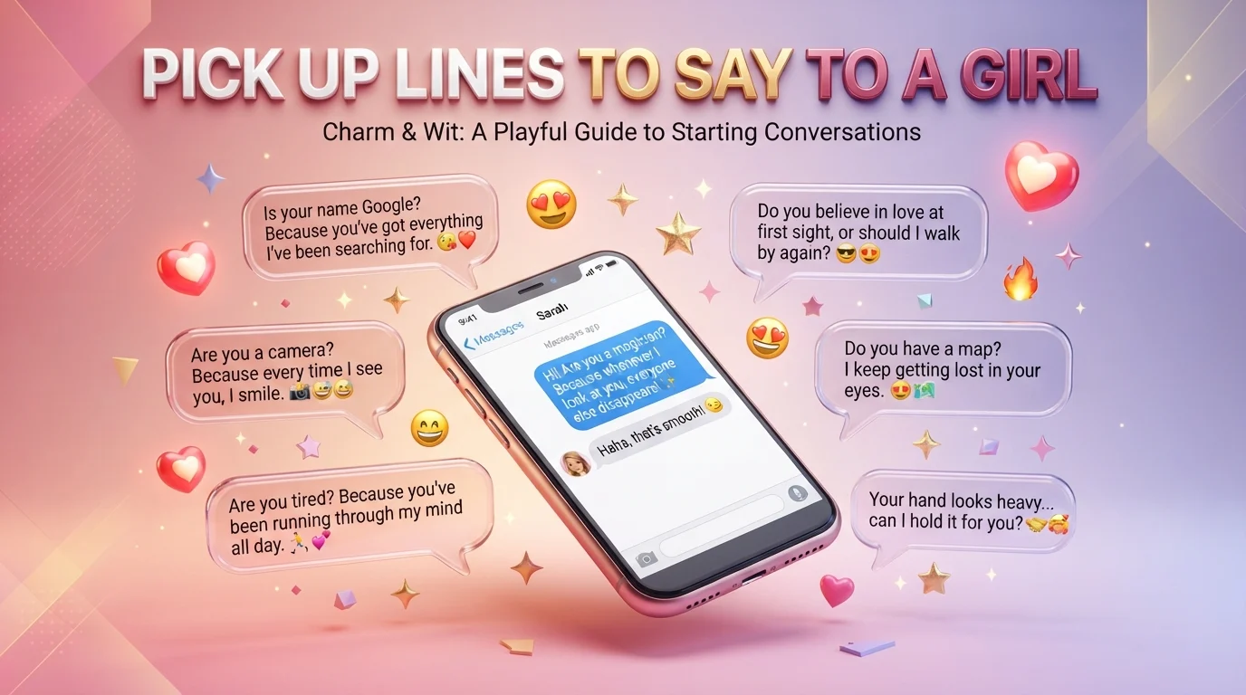 pick up lines to say to a girl