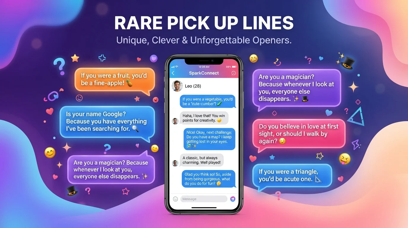 rare pick up lines