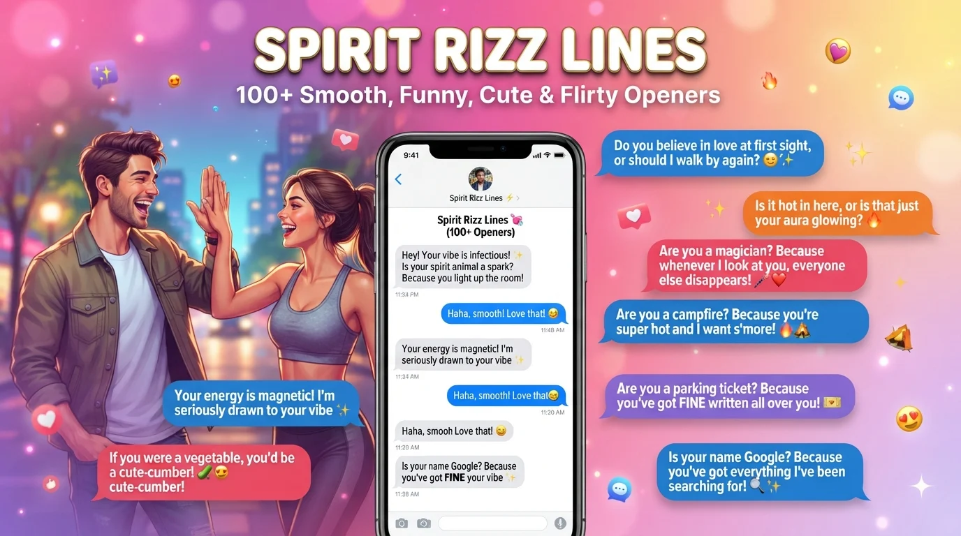 spirit rizz lines