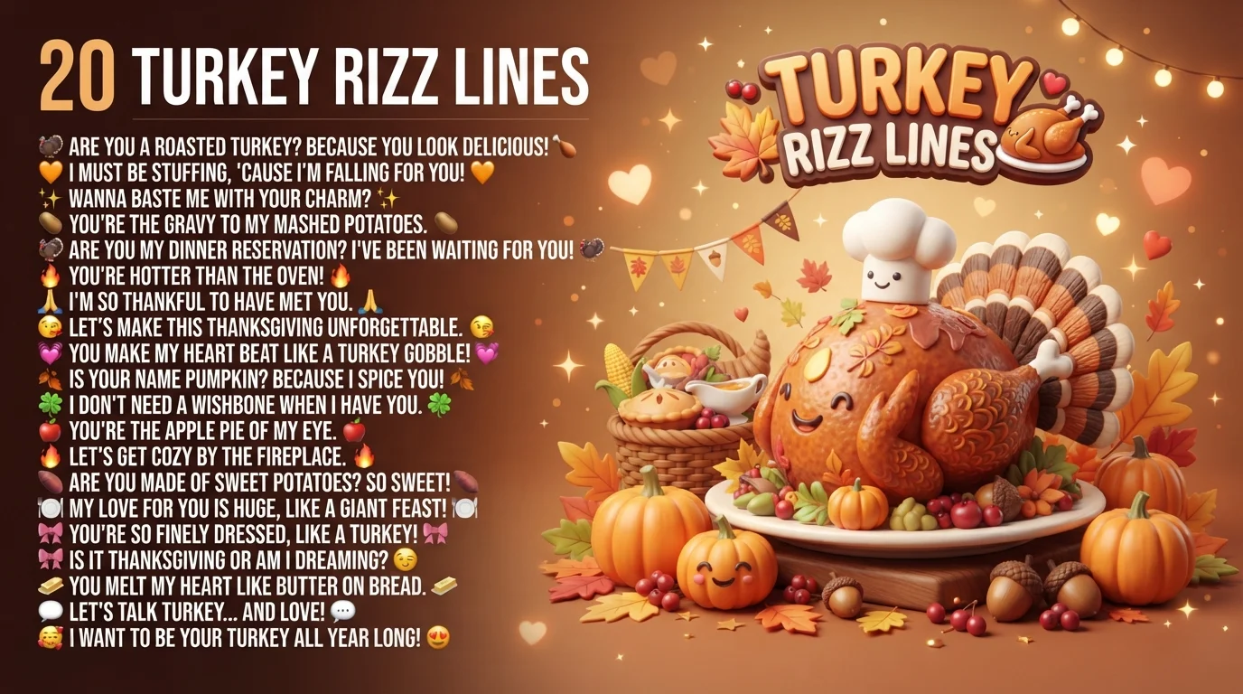turkey rizz lines