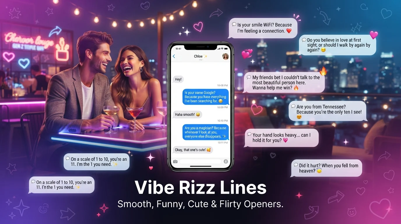 vibe rizz lines