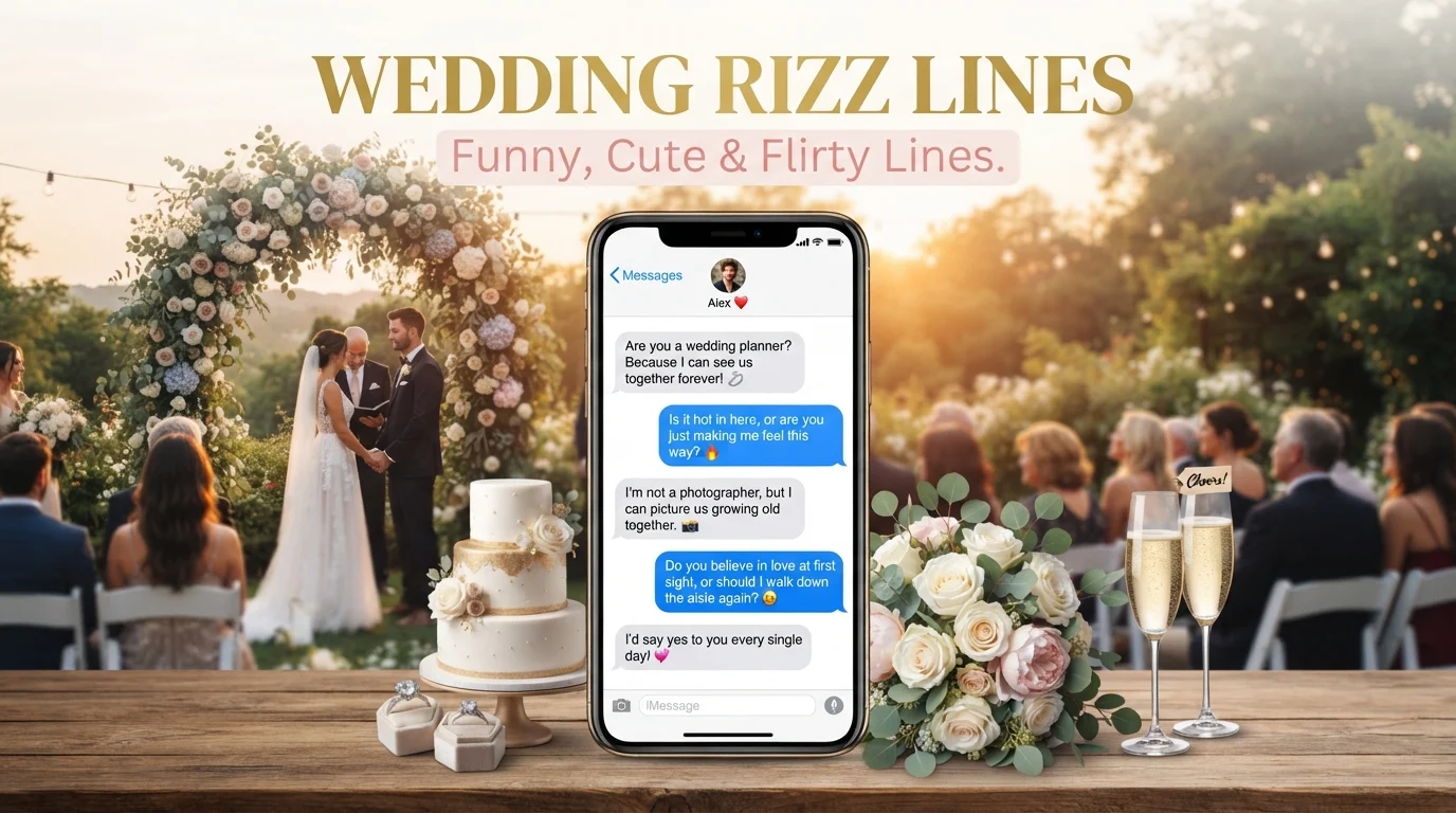 wedding rizz lines