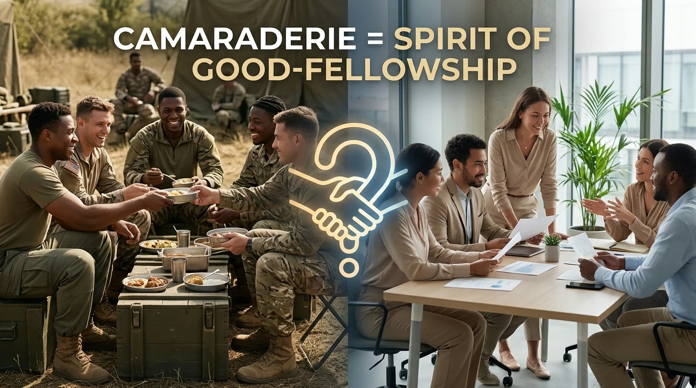 camaraderie meaning