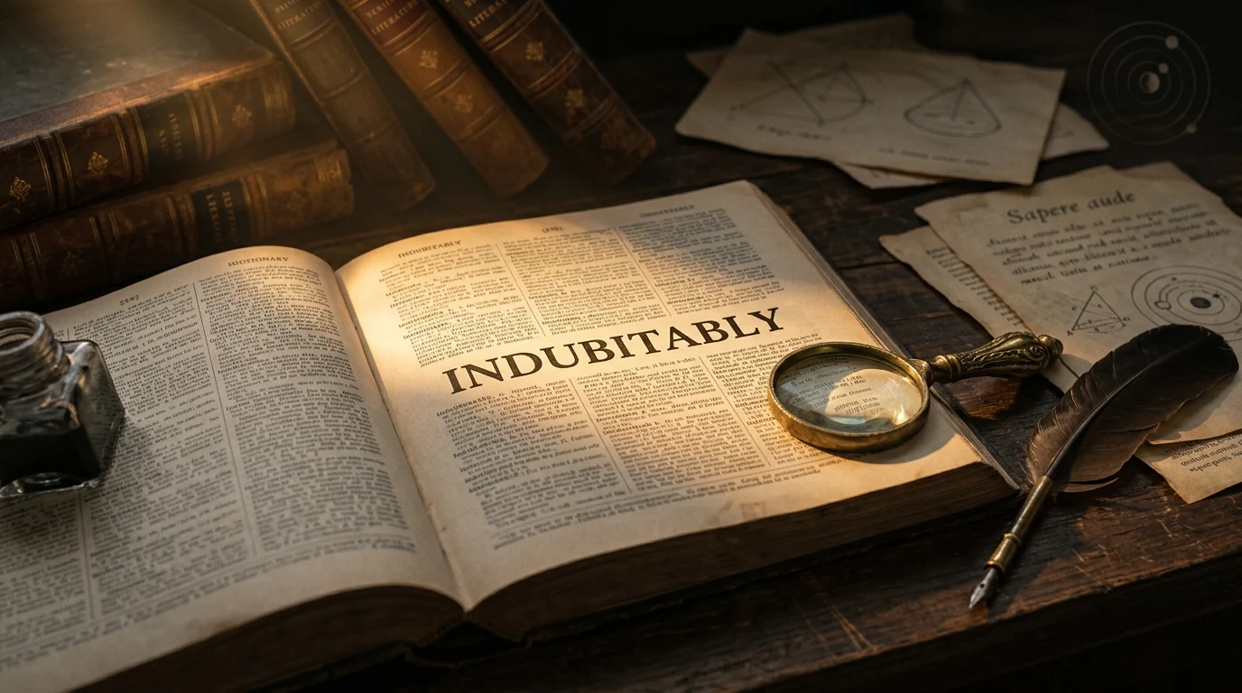 indubitably meaning