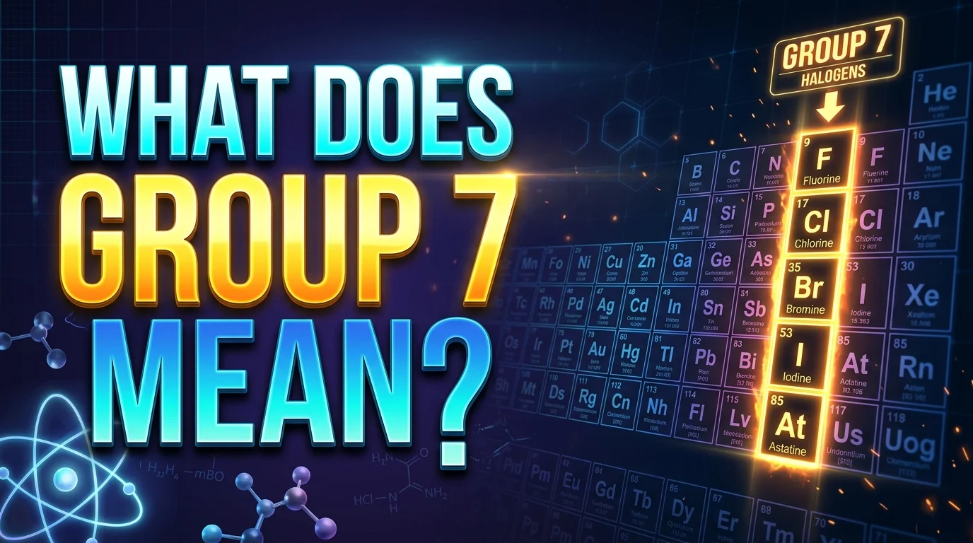 what does group 7 mean
