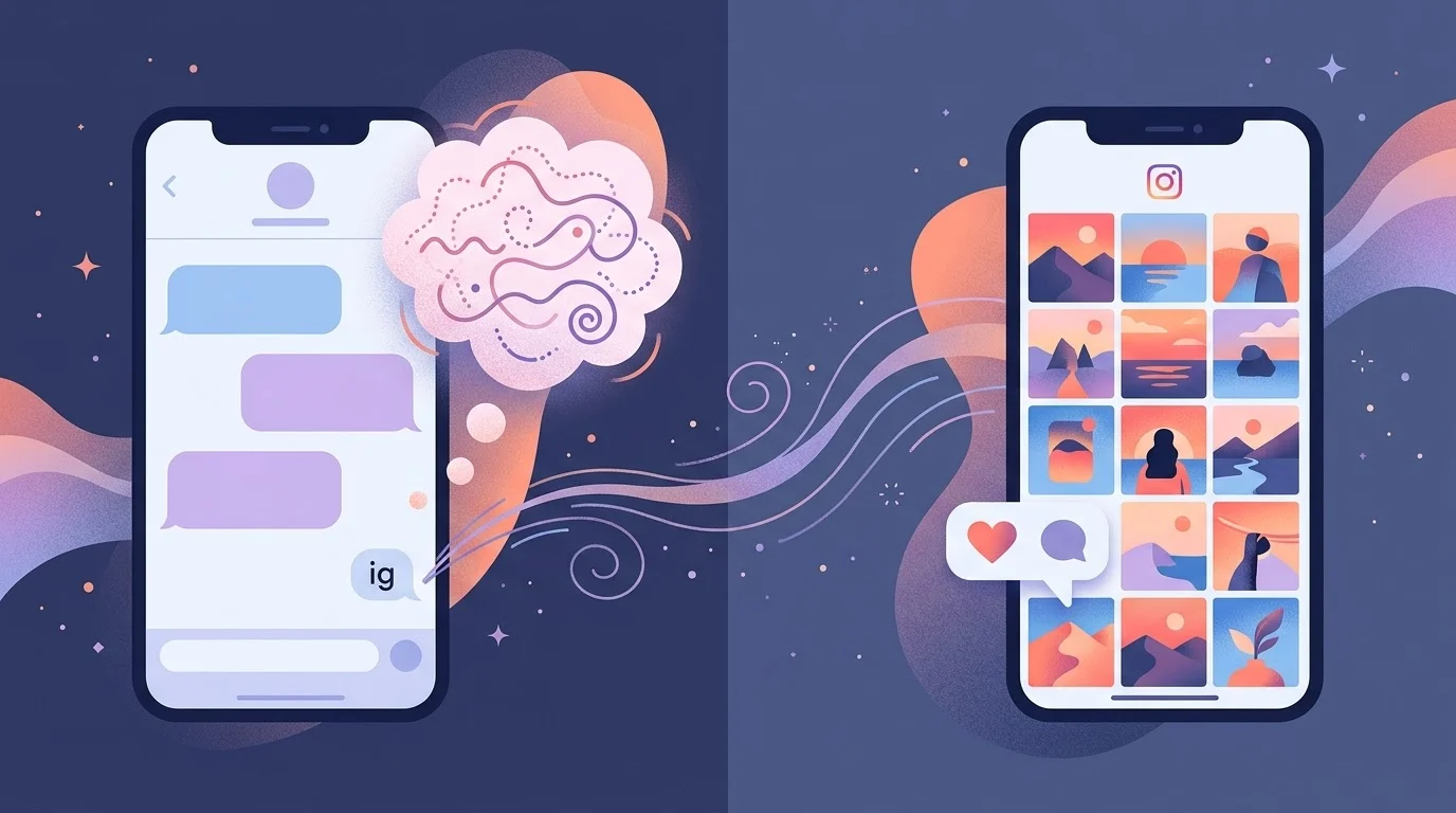 what does ig mean in text
